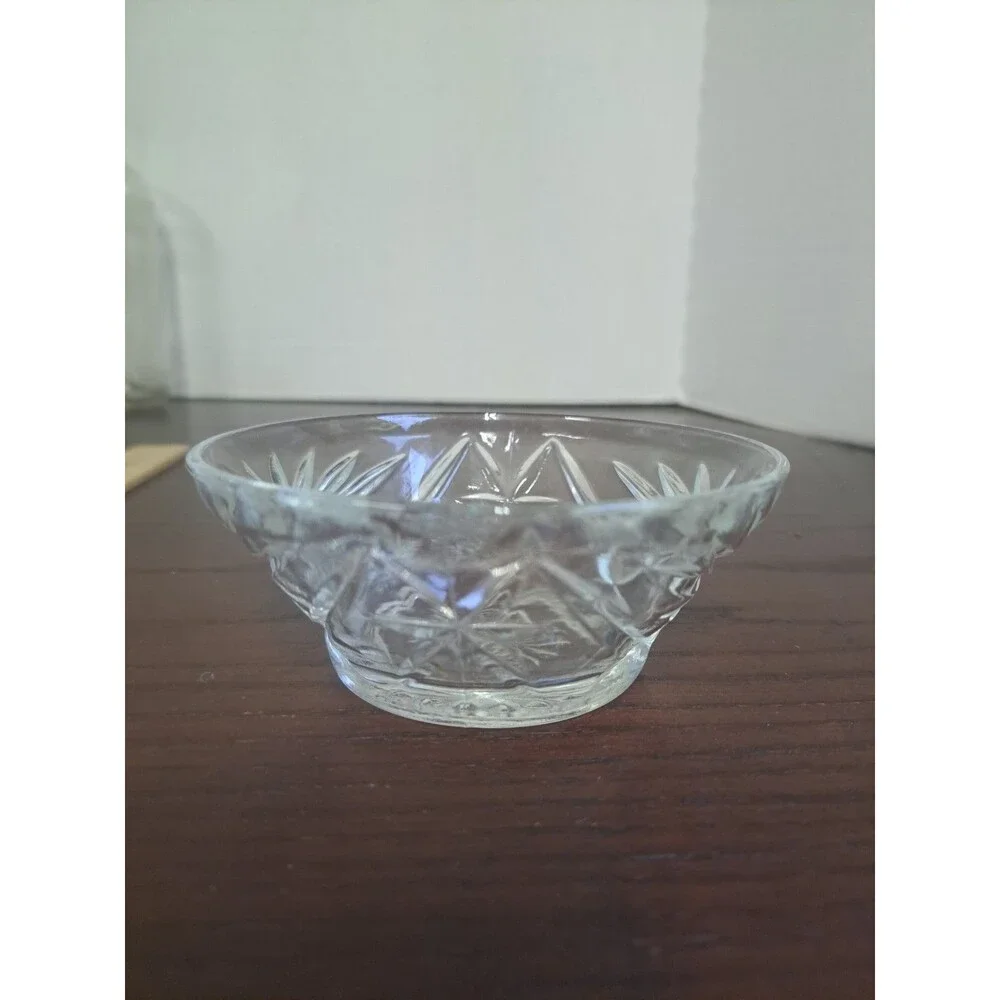 Set Of 8 Vintage Anchor Hocking EAPC Star Of David Dessert Bowls